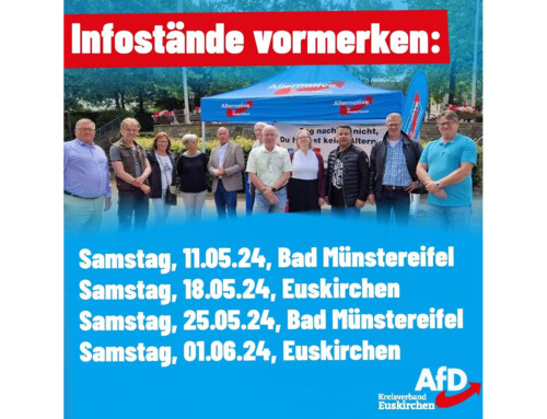 Besuchen Sie unsere Infostände